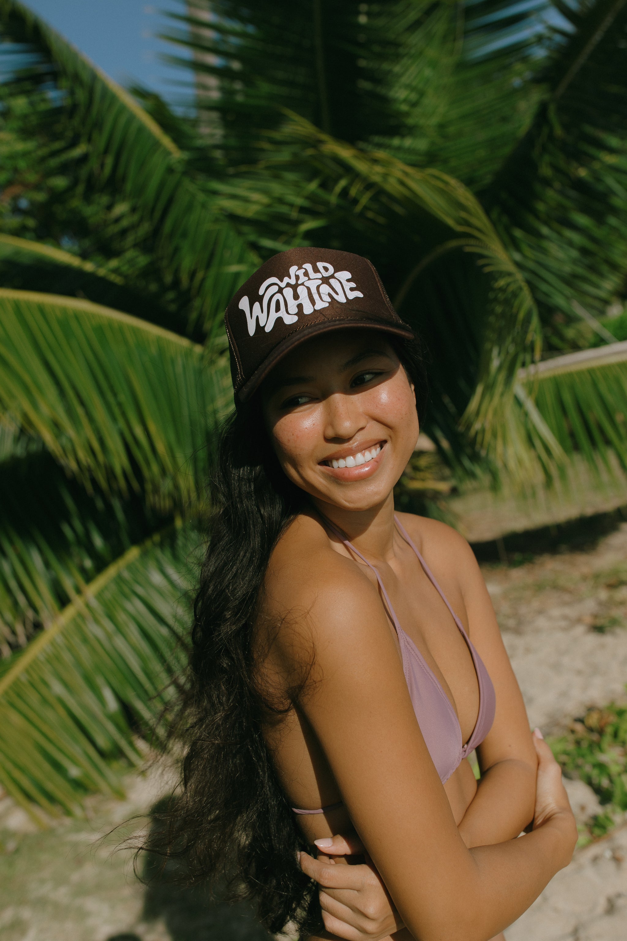 Acacia Swimwear Hawaii ✨ 5-Panel SnapBack Brown Hat • EUC Shop Acacia Swimwear Hats for Women on Mercari | New & Used  main image 3